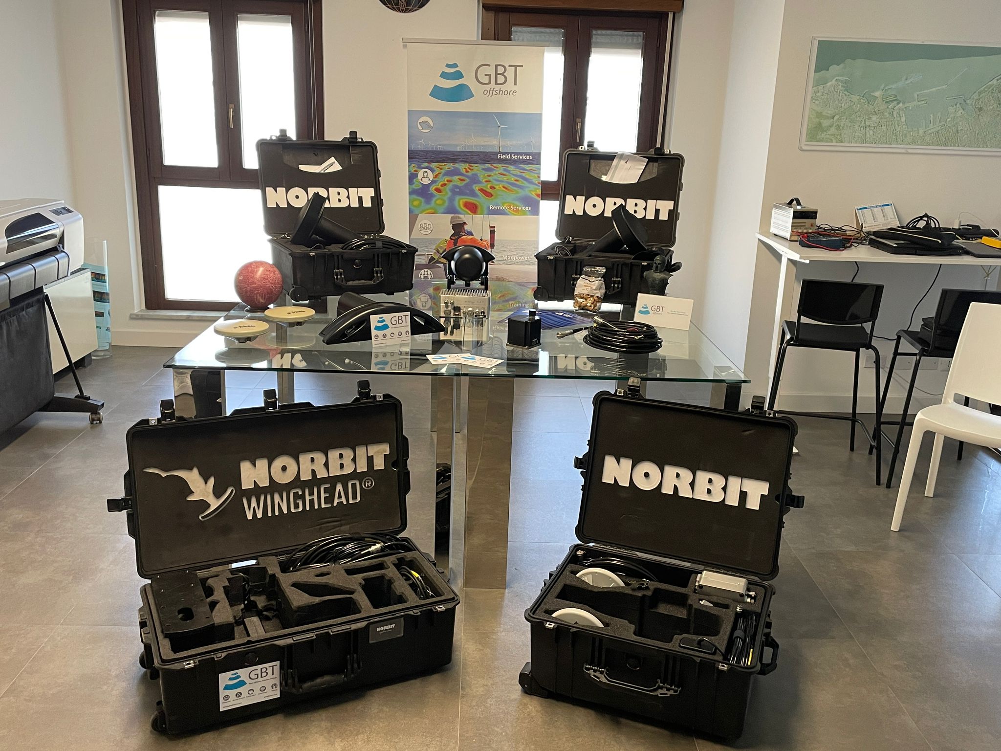 Norbit multibeam systems owned by GBT
